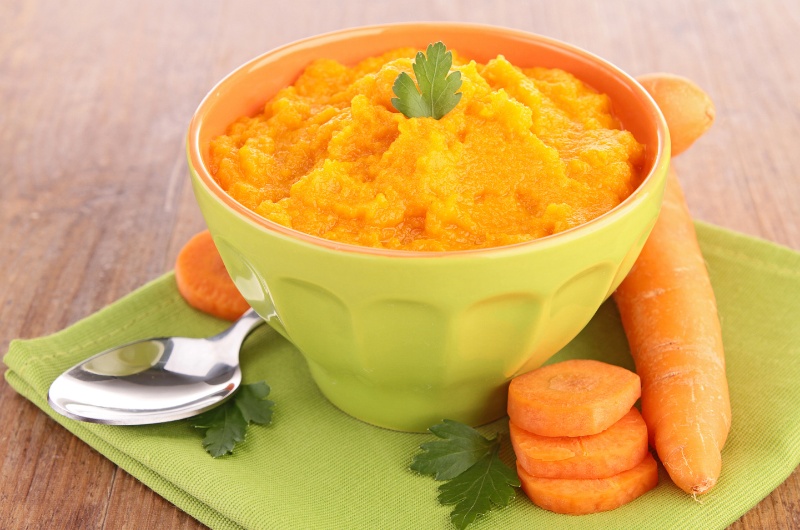 Purée de carottes aux clémentines
